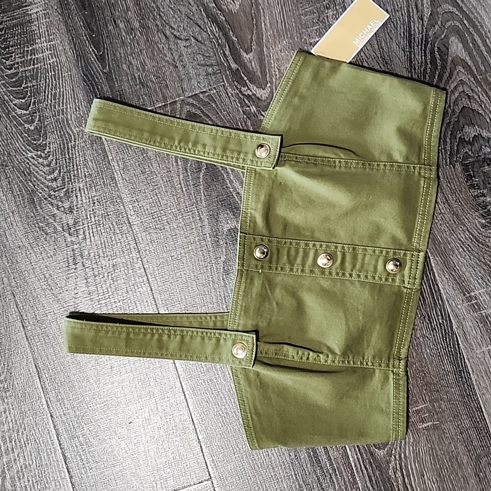 Michael Kors safari chino  Crop Top